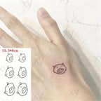 Modern Small Tattoo Sun Moon Heart Waterproof Temporary Tattoos High Quality Design For Womens Stevvex