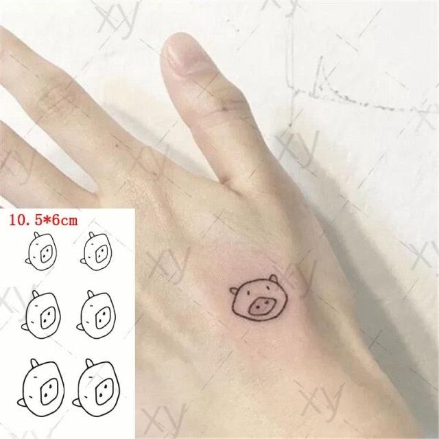 Modern Small Tattoo Sun Moon Heart Waterproof Temporary Tattoos High Quality Design For Womens Stevvex