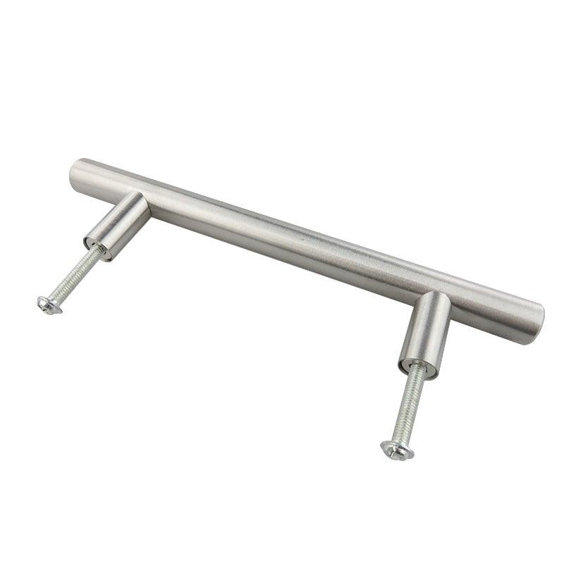 Modern  Stainless Steel Kitchen Door Cabinet Bar Handle Pull Knob Cabinet Knobs Furniture Handle Cupboard Drawer Handle Stainless Steel Hollow Tube Bar Drawer Pulls Cupboard Knob For Kitchen Furniture Hardware Stevvex