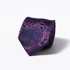 Modern Style Black Brown Wedding Neck Ties For Men Stylish Stripe Design Wedding And Casual Suit Neckties For Men Stevvex