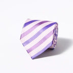 Modern Style Black Brown Wedding Neck Ties For Men Stylish Stripe Design Wedding And Casual Suit Neckties For Men Stevvex