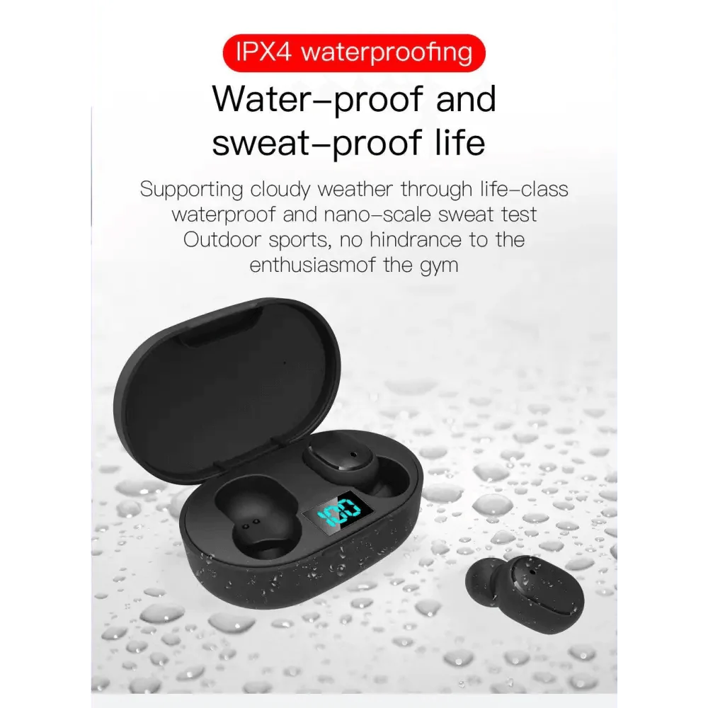 Modern Style Bluetooth 5.0 Headphones Stereo  Wireless Ear Buds In Ear Hands Free Earphones Sports Headset Quality Sound Stevvex