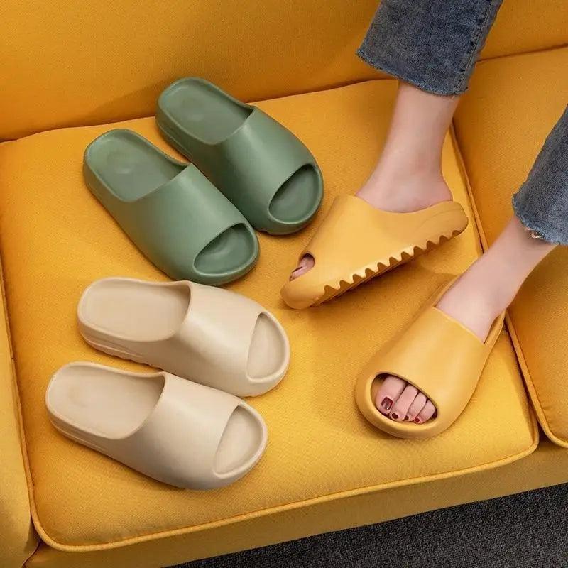 Modern Thick Soft Slippers Classic Non-slip Flip Flops Spa Slippers Indoor Outdoor Summer Unisex Flip Flops Stevvex