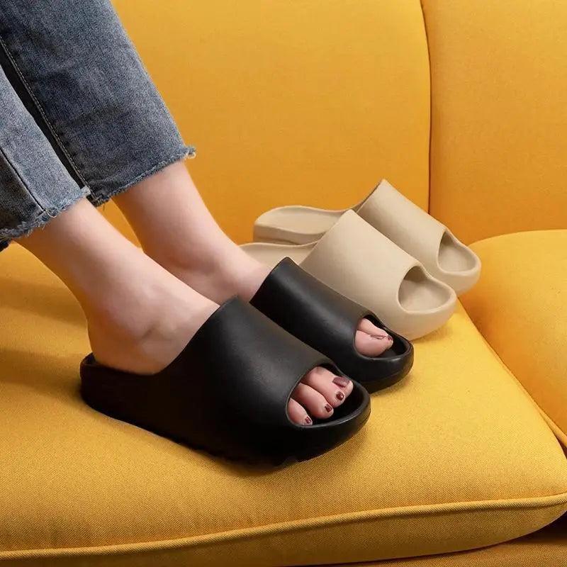 Modern Thick Soft Slippers Classic Non-slip Flip Flops Spa Slippers Indoor Outdoor Summer Unisex Flip Flops Stevvex