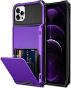 Modern Wallet Phone Case For iPhone 14 Plus 13 Pro 11 12 Pro Max XR X XS Max Card Holder Cover Wallet Case Armor Shockproof Case Heavy Duty Hard Back Soft Protective Phone Case For 4 Cards Stevvex
