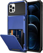 Modern Wallet Phone Case For iPhone 14 Plus 13 Pro 11 12 Pro Max XR X XS Max Card Holder Cover Wallet Case Armor Shockproof Case Heavy Duty Hard Back Soft Protective Phone Case For 4 Cards Stevvex