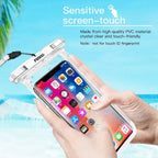 Modern Waterproof Case For Phone Full View Universal Soft Phone Cover For iPhone Water Proof Bag Waterproof Phone Case With Lanyard for iPhone Waterproof Bag Stevvex