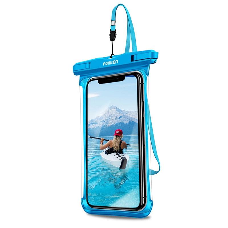 Modern Waterproof Case For Phone Full View Universal Soft Phone Cover For iPhone Water Proof Bag Waterproof Phone Case With Lanyard for iPhone Waterproof Bag Stevvex