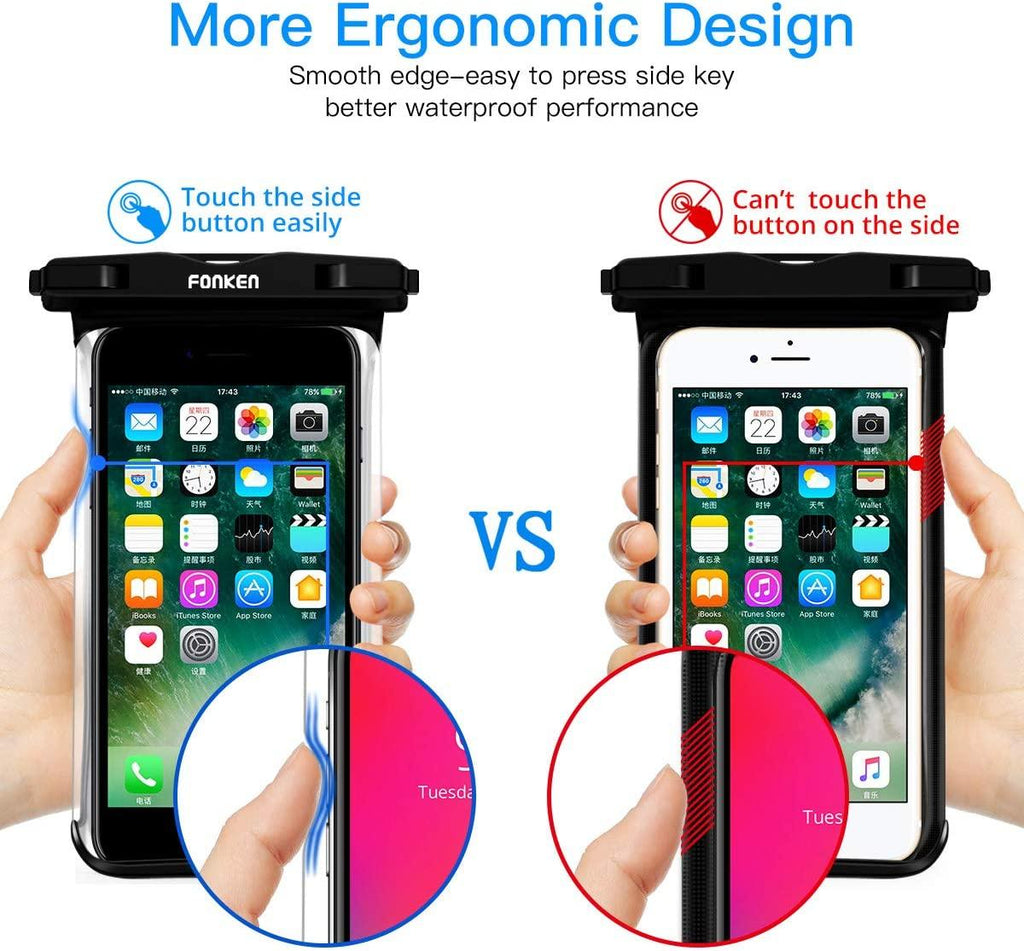 Modern Waterproof Case For Phone Full View Universal Soft Phone Cover For iPhone Water Proof Bag Waterproof Phone Case With Lanyard for iPhone Waterproof Bag Stevvex