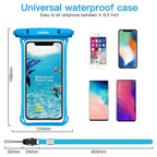 Modern Waterproof Case For Phone Full View Universal Soft Phone Cover For iPhone Water Proof Bag Waterproof Phone Case With Lanyard for iPhone Waterproof Bag Stevvex