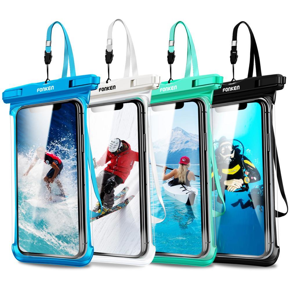 Modern Waterproof Case For Phone Full View Universal Soft Phone Cover For iPhone Water Proof Bag Waterproof Phone Case With Lanyard for iPhone Waterproof Bag Stevvex