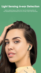 Modern White Wireless Bluetooth Headphones Waterproof HIFI-Sound Music Earphones For Outdoor Sport Workout Headset Sports Headphones Wireless Wearable Music Player Built-in Sweatproof Headphones With Charging Case Bluetooth 5.0 Stevvex