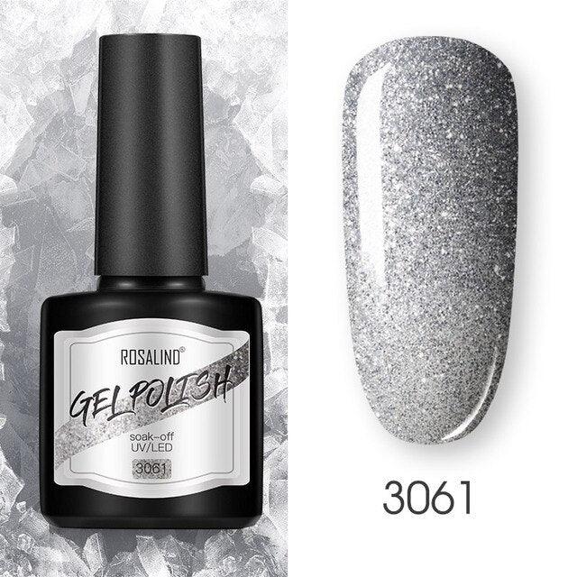 Modern Womens Glossy Colorful 8ml Nail Gel Polish Permanent UV LED  High Quality Crystal Effect Design Stevvex