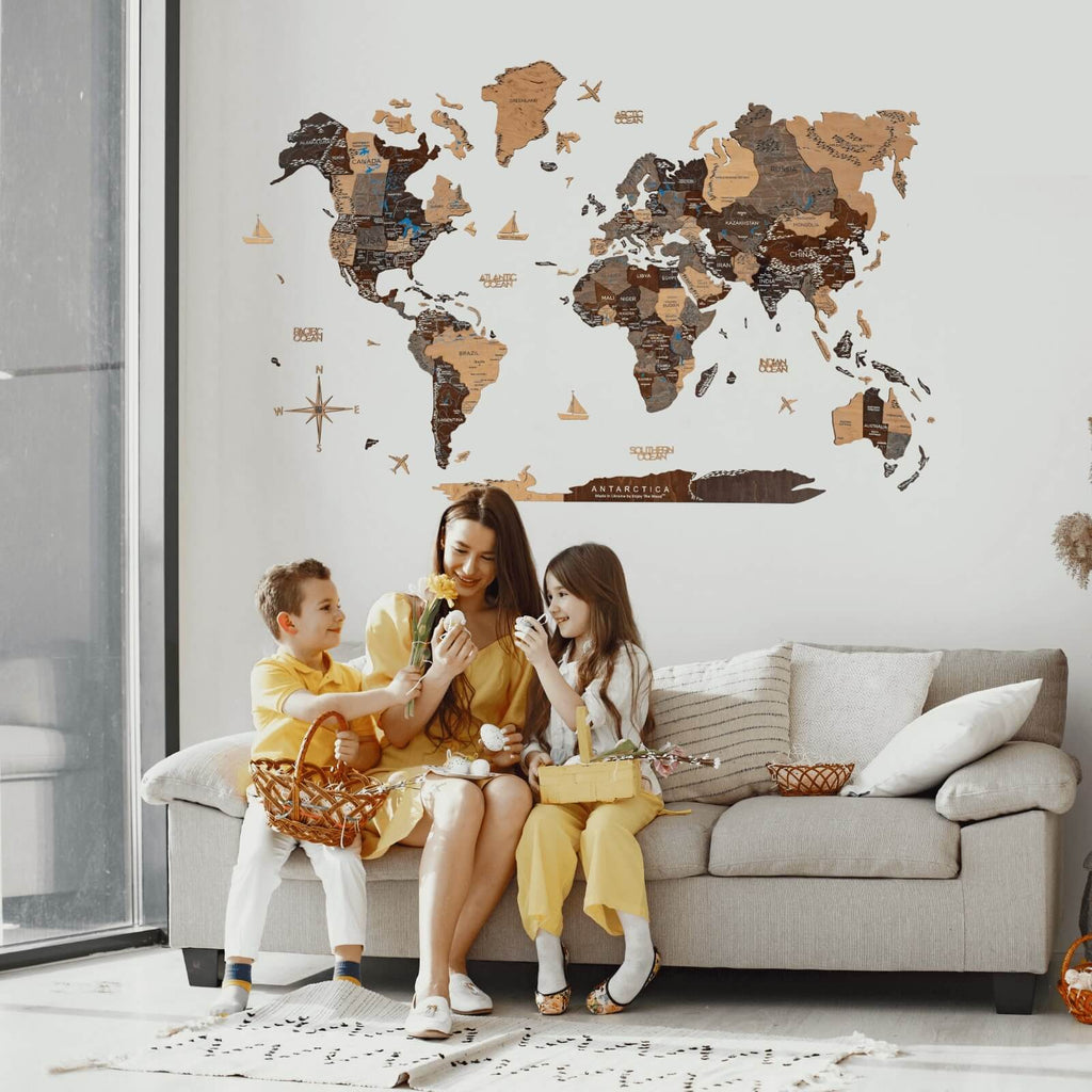 Wooden Wall Decor for Living Room Enjoy The Wood