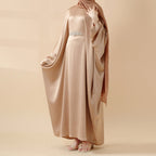 Modest Kaftan for Special Occasions: Batwing Abaya With Rhinestone Waist (MA135)