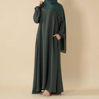 Modest Luxury Premium Nida Abaya | Zoom Umbrella Cut Summer Abaya (MA233) Mariam's Collection