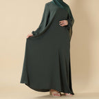Modest Luxury Premium Nida Abaya | Zoom Umbrella Cut Summer Abaya (MA233) Mariam's Collection