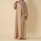 Modest Luxury Premium Nida Abaya | Zoom Umbrella Cut Summer Abaya (MA233) Mariam's Collection