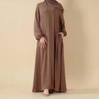 Modest Luxury Premium Nida Abaya | Zoom Umbrella Cut Summer Abaya (MA233) Mariam's Collection