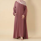 Modest Luxury Premium Nida Abaya | Zoom Umbrella Cut Summer Abaya (MA233) Mariam's Collection