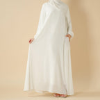 Modest Luxury Premium Nida Abaya | Zoom Umbrella Cut Summer Abaya (MA233) Mariam's Collection