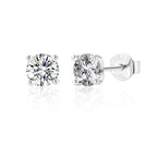 Moissanite 0.5-1.2 Ct D Color Stud Earrings 925 Sterling Silver For Women BandsCo Straps