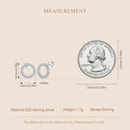 Moissanite 10mm Stud Earrings S925 Sterling Silver Screw Back Gift Mom BandsCo Straps
