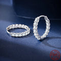 Moissanite 2mm Round Stud Earrings 925 Sterling Silver 0.036ct Bridal Gift BandsCo Straps