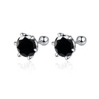 Moissanite Screw Stud Earrings 0.2-2CT D Color 925 Sterling Silver 6 Prong