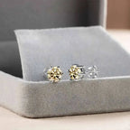 1ct D Color Moissanite Bridal Set 925 Sterling Silver Ring Earring Necklace BandsCo Straps