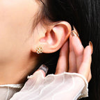 Moissanite D Color Solitaire Stud Earrings 925 Sterling Silver For Women Gift BandsCo Straps