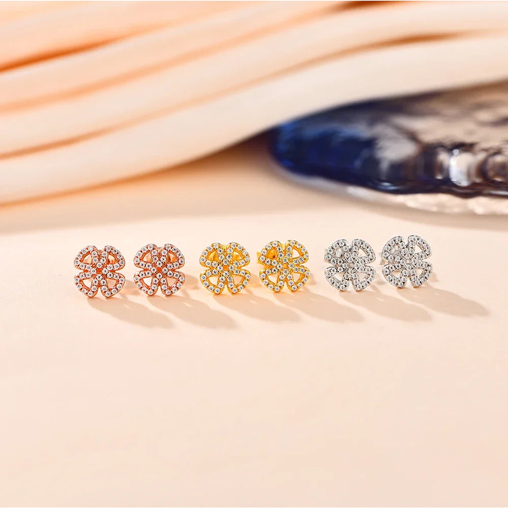 Moissanite D Color Solitaire Stud Earrings 925 Sterling Silver For Women Gift BandsCo Straps