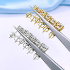 Moissanite Screw-Back Stud Earrings 0.5-2CT Four-Prong S925 Sterling Silver BandsCo Straps