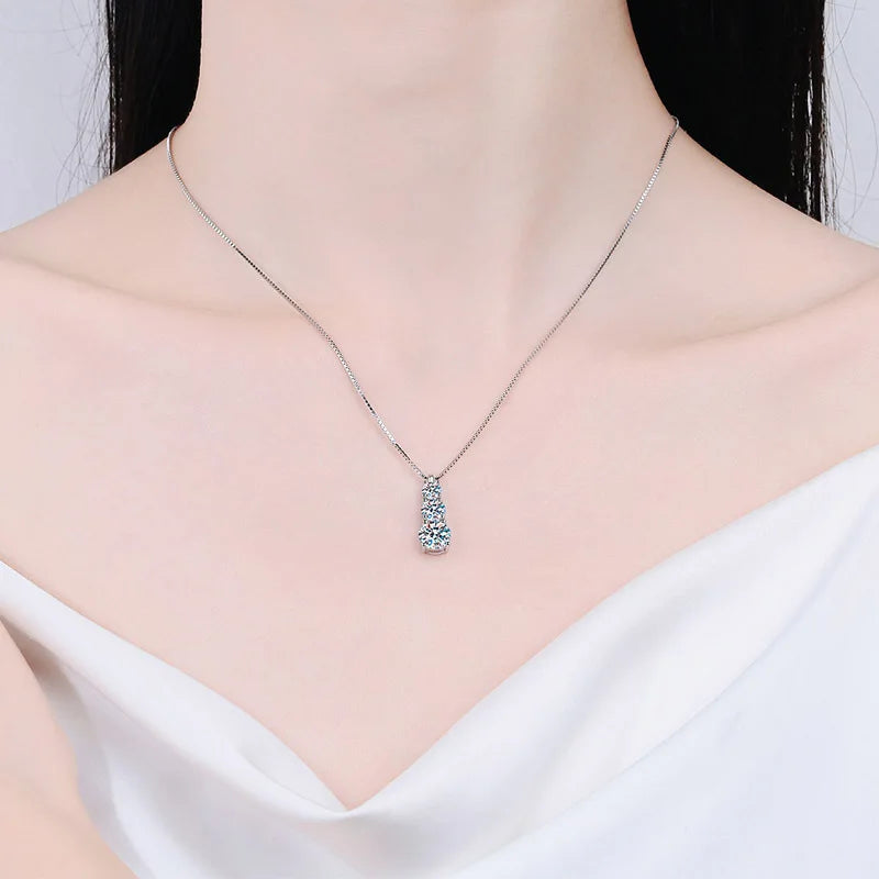 Moissanite 925 Sterling Silver Jewelry Set - Ring Earring Pendant Gift BandsCo Straps