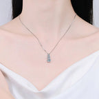 Moissanite 925 Sterling Silver Jewelry Set - Ring Earring Pendant Gift BandsCo Straps