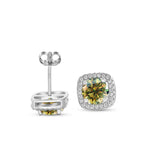 Moissanite Stud Earrings 0.5-1.0CT Multi 925 Sterling Silver 18K Plated Gift BandsCo Straps