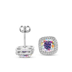 Moissanite Stud Earrings 0.5-1.0CT Multi 925 Sterling Silver 18K Plated Gift BandsCo Straps