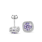 Moissanite Stud Earrings 0.5-1.0CT Multi 925 Sterling Silver 18K Plated Gift BandsCo Straps