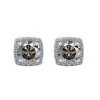 Moissanite Stud Earrings 925 Sterling Silver Round Cut Classic Women's Jewelry BandsCo Straps