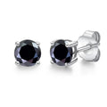 Moissanite Stud Earrings 0.1-3CT S925 Sterling Silver Platinum Plated Bride BandsCo Straps