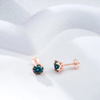Moissanite Stud Earrings 0.5-2 CT 925 Sterling Silver Rose Gold Plated Gift BandsCo Straps