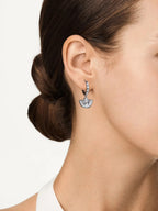 Moissanite VVS1 Drop Earrings 18K Gold Plated 925 Sterling Round Pear Square BandsCo Straps