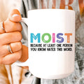 Moist Ceramic Mug 15 oz Peachy Sunday