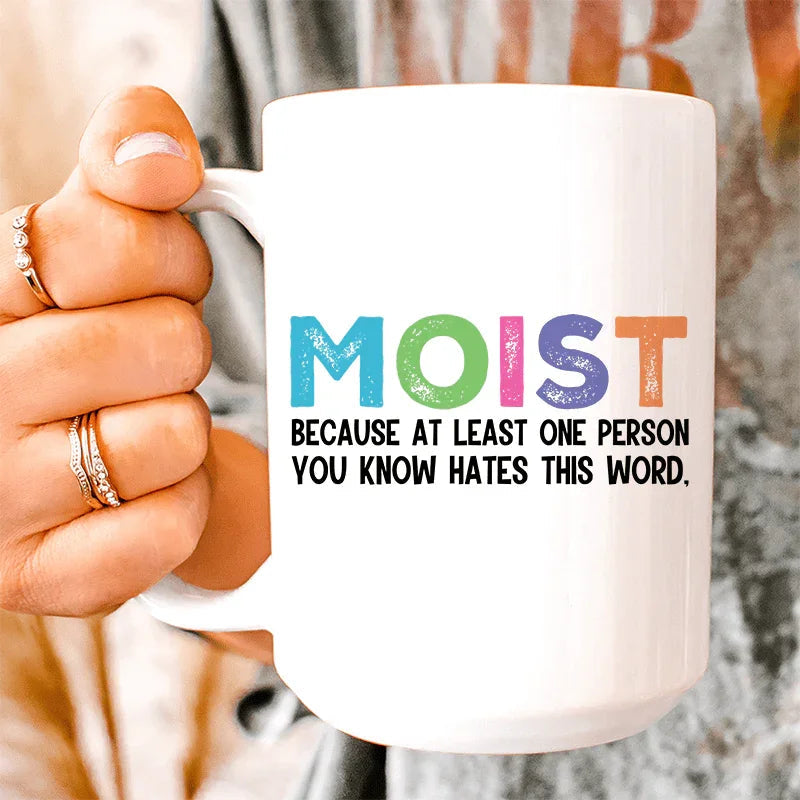 Moist Ceramic Mug 15 oz Peachy Sunday