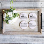 Adulting Coaster Gift Set 6 Pack Funny Quotes Coasters For Bar Countertop Decor And Display