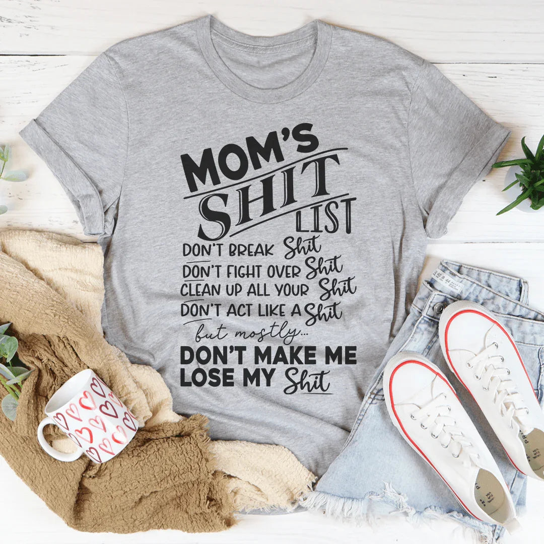 Mom's List Tee Peachy Sunday