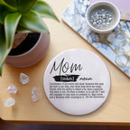 Adulting Coaster Gift Set 6 Pack Funny Quotes Coasters For Bar Countertop Decor And Display