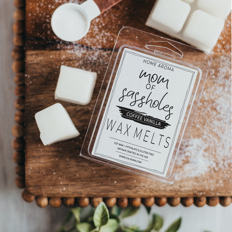 Coffee And Vanilla Scented Candle Messy Bun Quote Aromatherapy Vanilla Coffee Home Fragrance BandsCo Straps