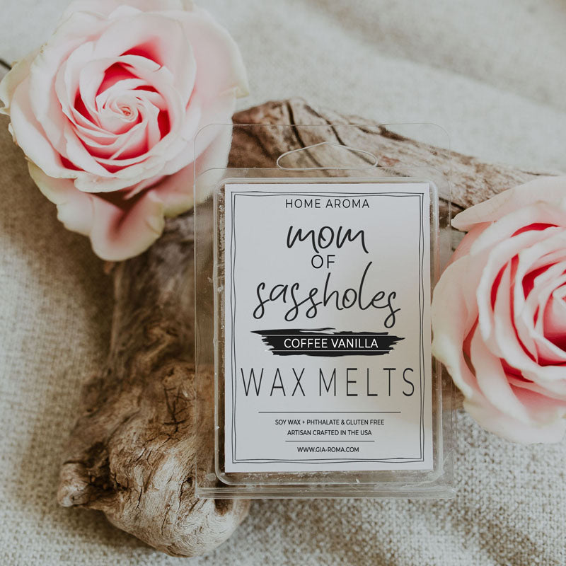Coffee And Vanilla Scented Candle Messy Bun Quote Aromatherapy Vanilla Coffee Home Fragrance BandsCo Straps