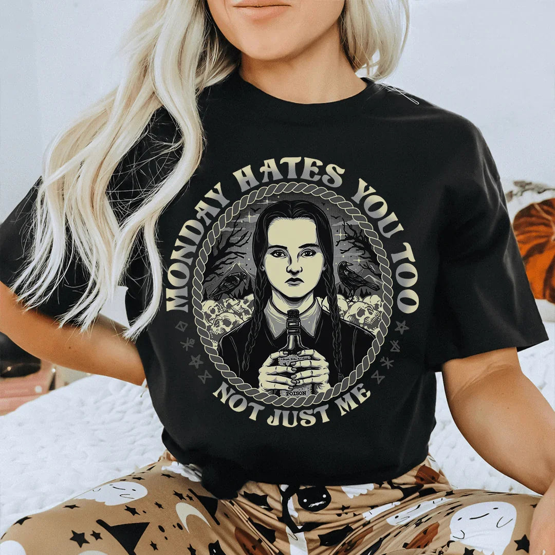 Monday Hates You Too Tee Peachy Sunday